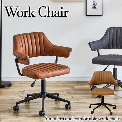 Retro Armrest Work Chair OA-IZ-LBR