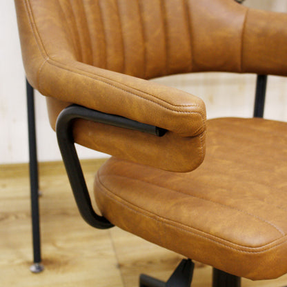 Retro Armrest Work Chair OA-IZ-LBR