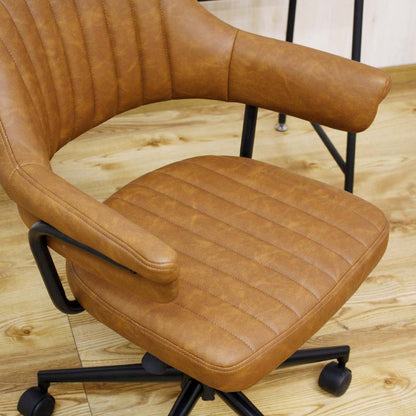 Retro Armrest Work Chair OA-IZ-LBR