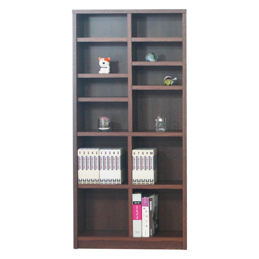 BS-01-90H-BR 90 cm High Book Shelf