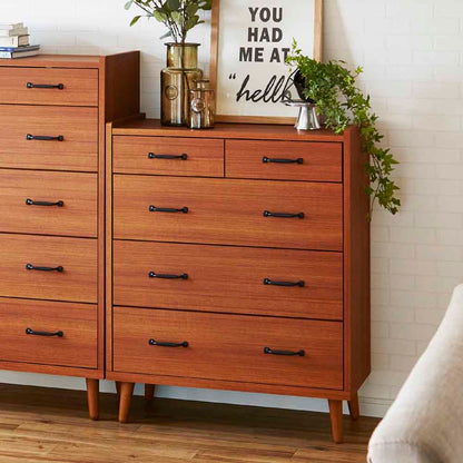 CH-01-80-4-TE Scandinavian Style High Chest