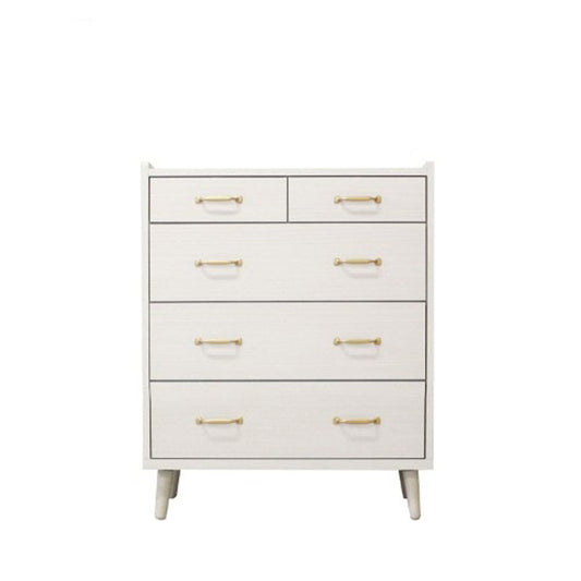 CH-01-80-4-WH Scandinavian Style High Chest