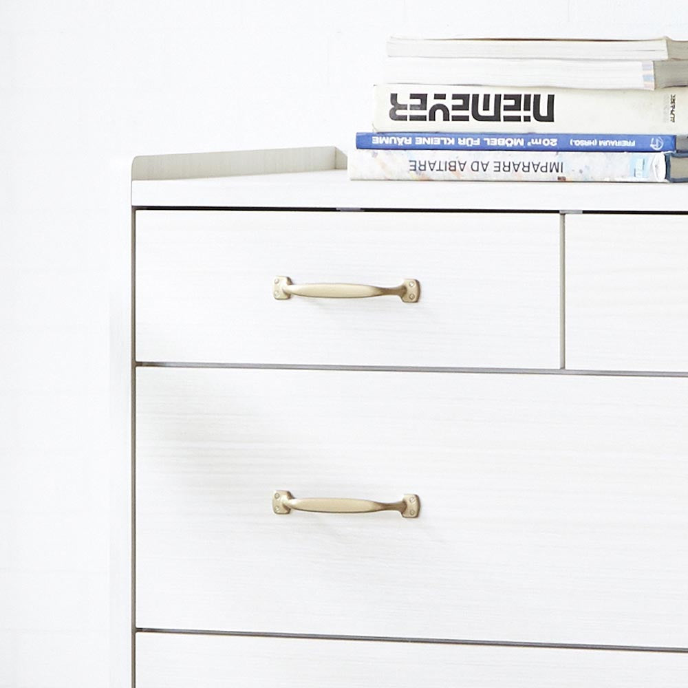 CH-01-80-4-WH Scandinavian Style High Chest