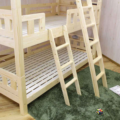 BB-07-3-NA Triple Bunk Bed with Vertical Columns