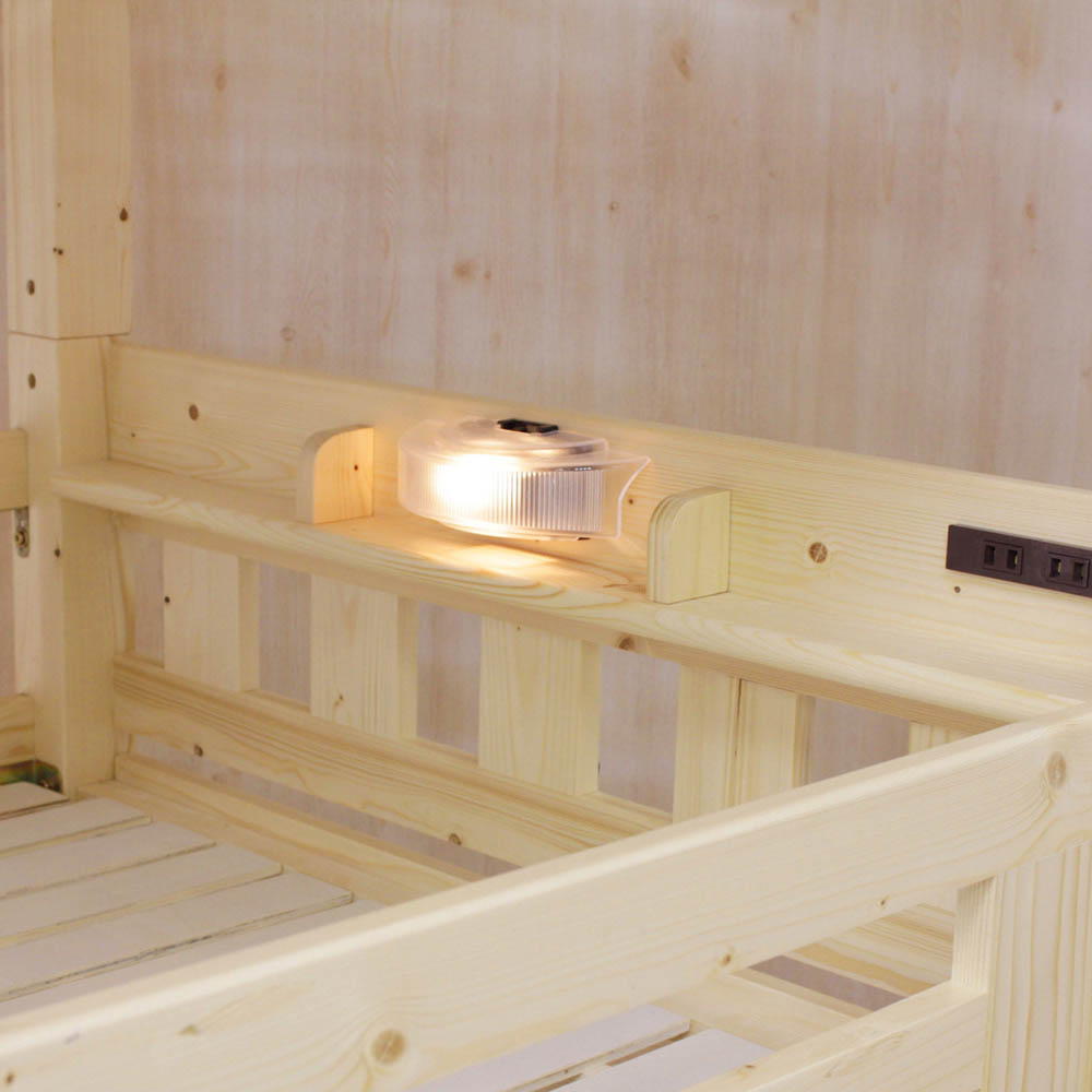 BB-07-3-NA Triple Bunk Bed with Vertical Columns
