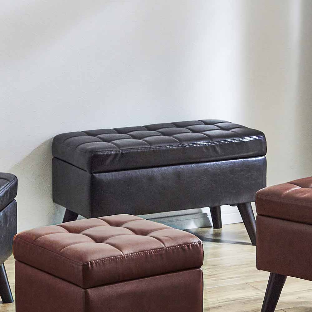 75cm Wide Storage Stool ST-MY-75-DBR