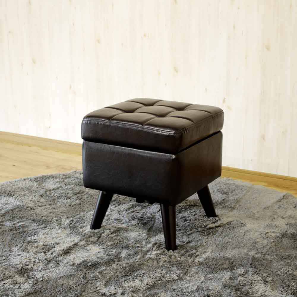 40cm Wide Storage Stool ST-MY-40-DBR