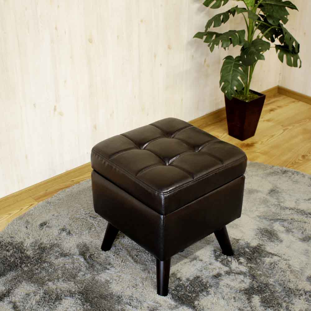 40cm Wide Storage Stool ST-MY-40-DBR