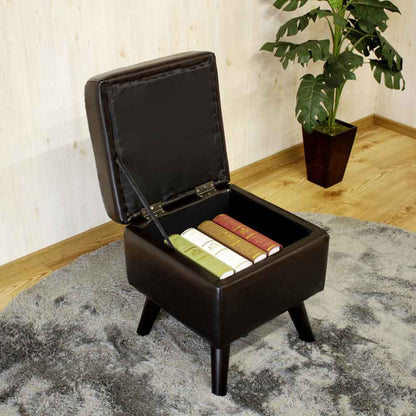 40cm Wide Storage Stool ST-MY-40-DBR