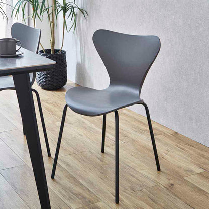 Unique Form Ant Chair 2-Pack Gray