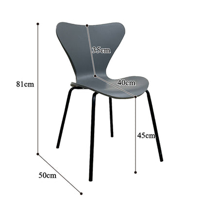 Unique Form Ant Chair 2-Pack Light Gray
