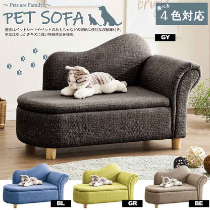 Pet Sofa with Storage PSO-KRS-BL