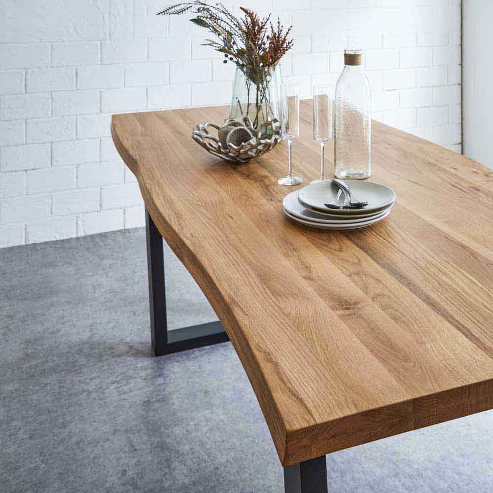 Luxury Dining Table 160 - Solid Oak
