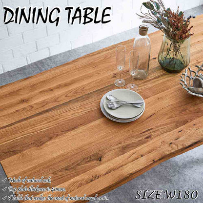 Luxury Dining Table 180 - Solid Oak