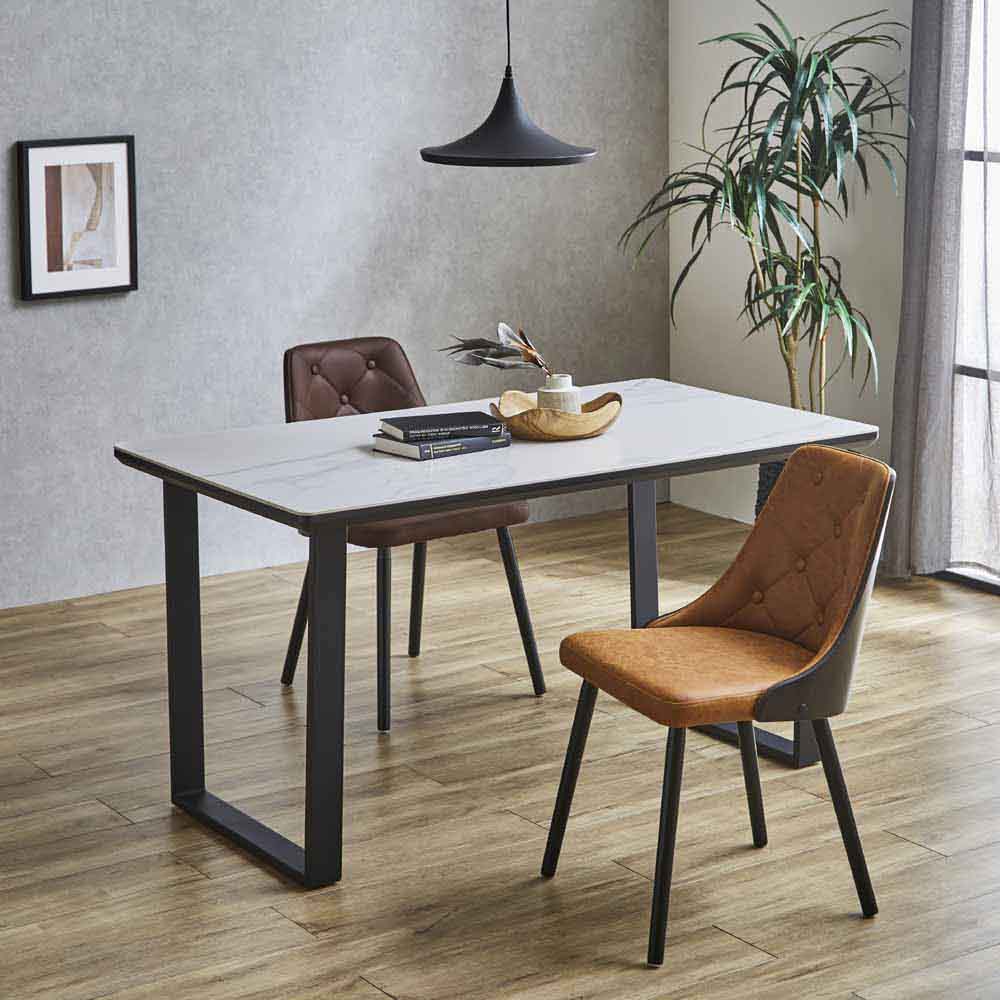 Ceramic Dining Table 140 - White