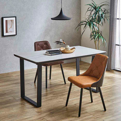 Ceramic Dining Table 140 - White