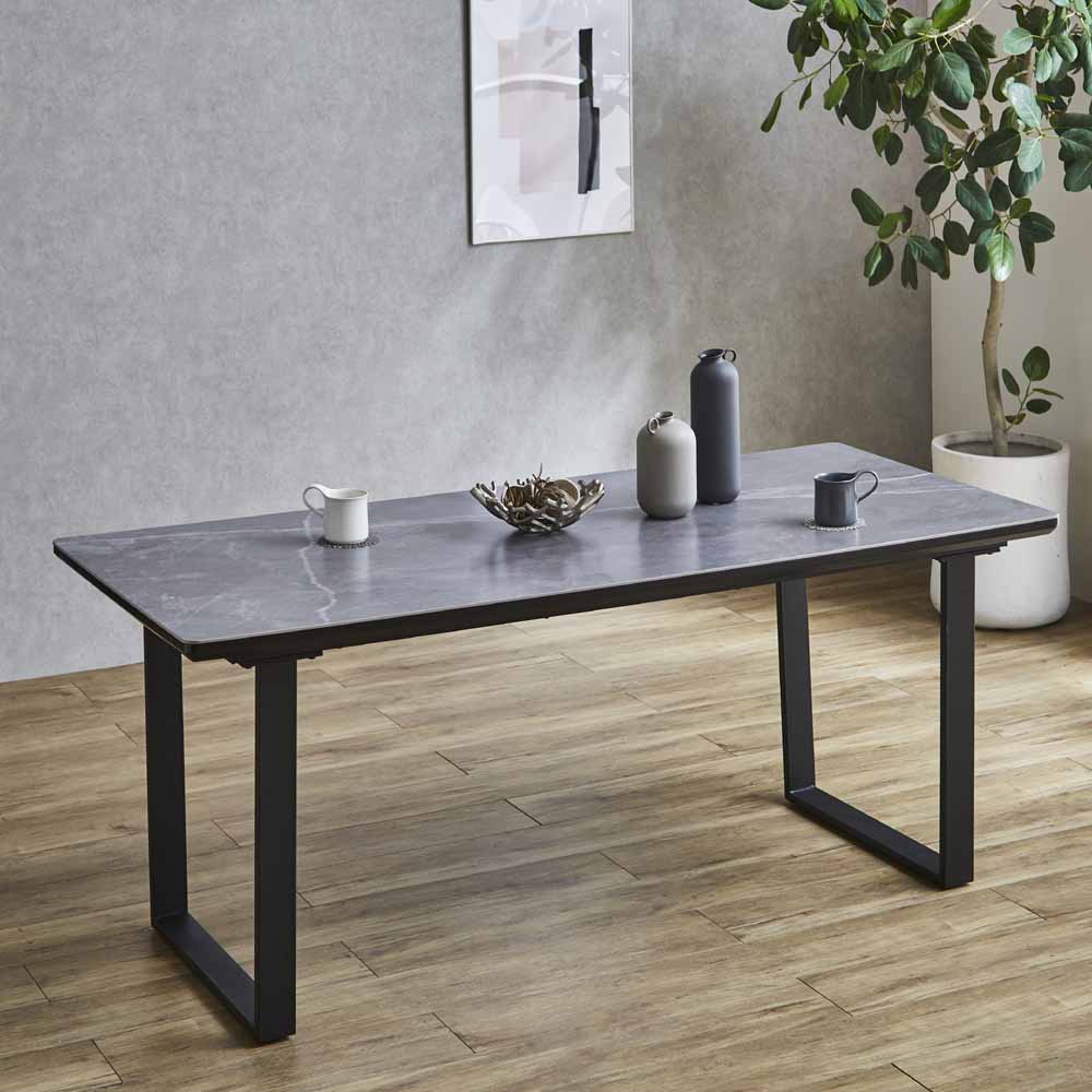 Ceramic Dining Table 180 - Gray