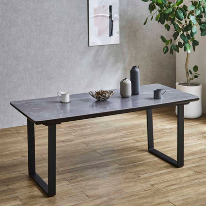 Ceramic Dining Table 180 - Gray