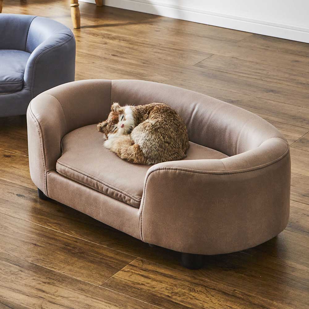 Reversible Seat Pet Sofa PSO-LEO-LBR