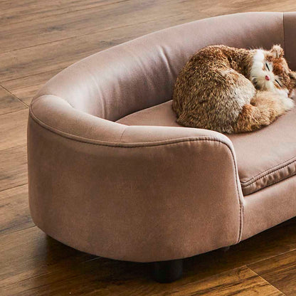 Reversible Seat Pet Sofa PSO-LEO-LBR