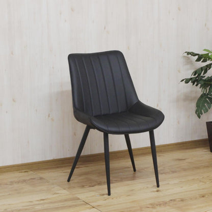 Comfortable Simple Dining Chair Set of 2 DCRTY-BK