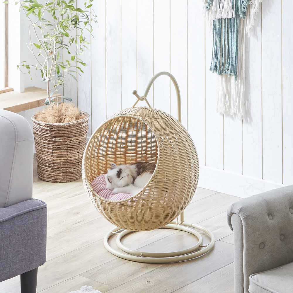 Pet Hanging Chair Natural