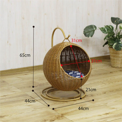 Pet Hanging Chair Brown