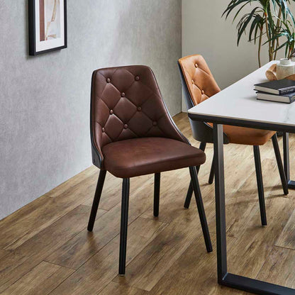 Scratch-Resistant Retro Design Chair CC-RT-DBR