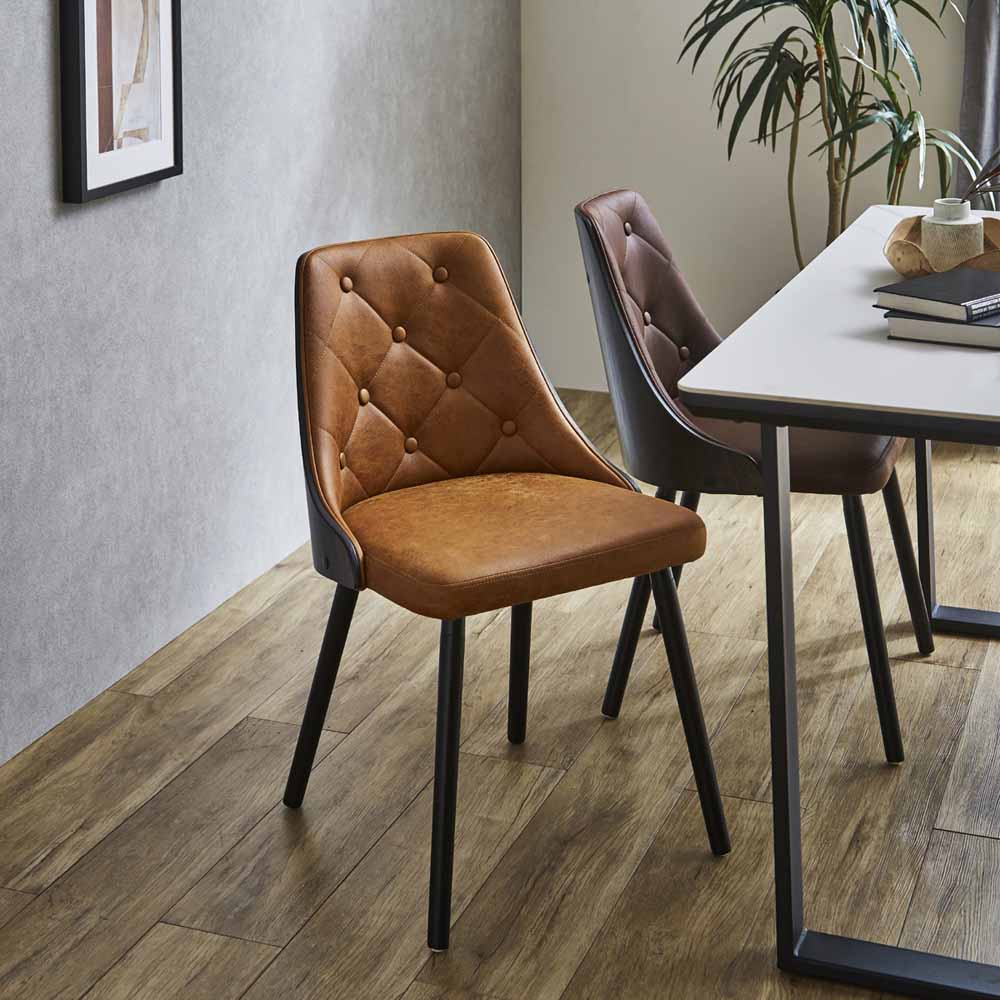 Scratch-Resistant Retro Design Chair CC-RT-LBR