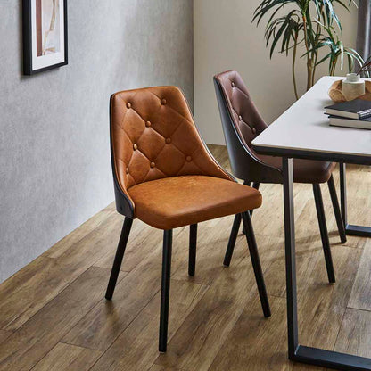Scratch-Resistant Retro Design Chair CC-RT-LBR