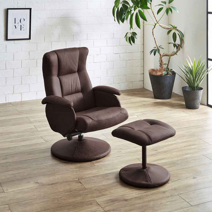 Personal Chair with Ottoman PC-BTN-DBR