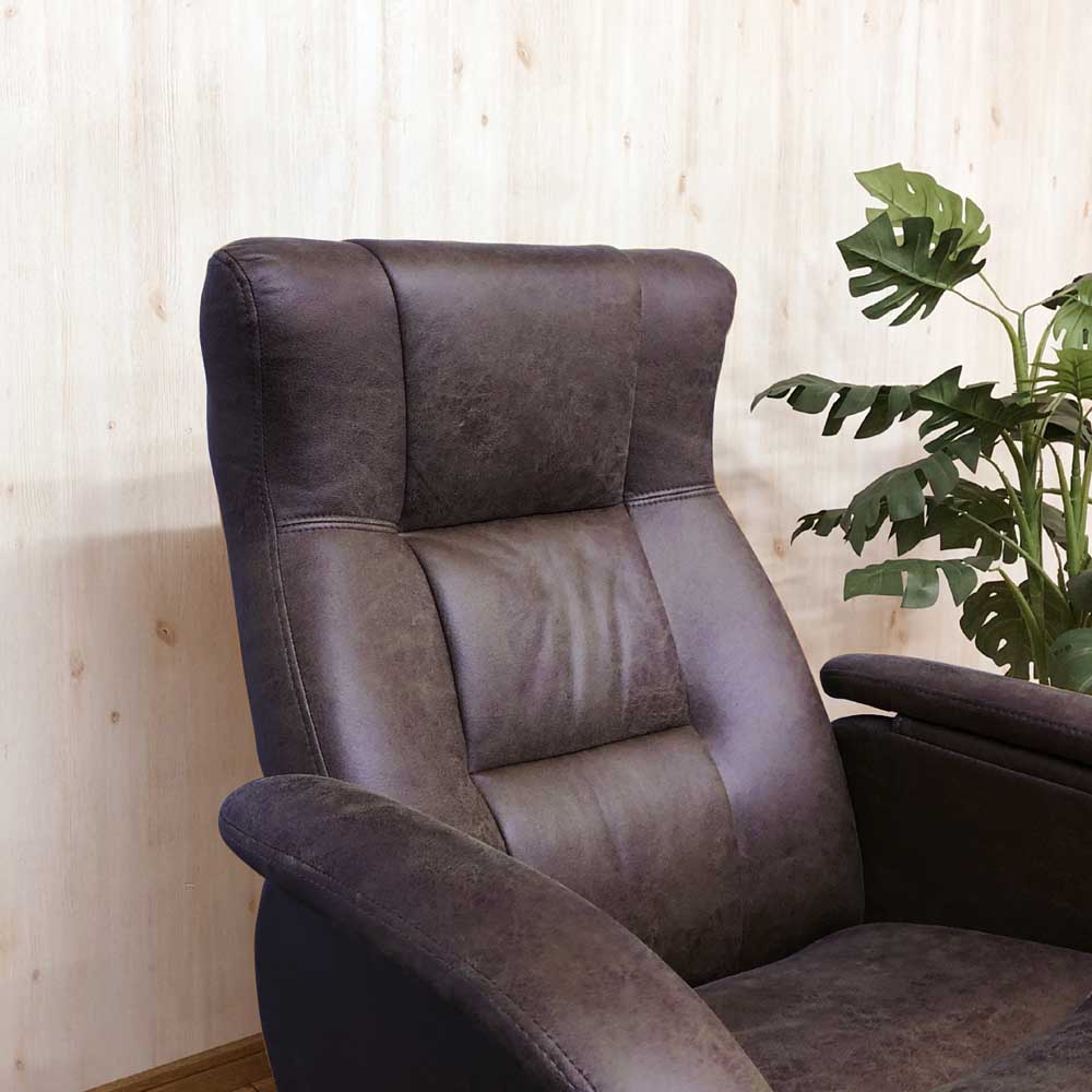 Personal Chair with Ottoman PC-BTN-DBR
