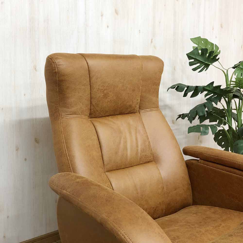 Personal Chair with Ottoman PC-BTN-LBR