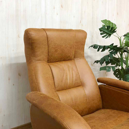 Personal Chair with Ottoman PC-BTN-LBR
