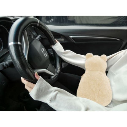 Heat Retaining Hot Water Bottle POKABEAR Milky