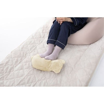 Heat Retaining Hot Water Bottle POKABEAR Milky
