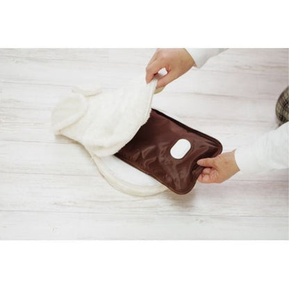 Heat Retaining Hot Water Bottle POKAUSA White