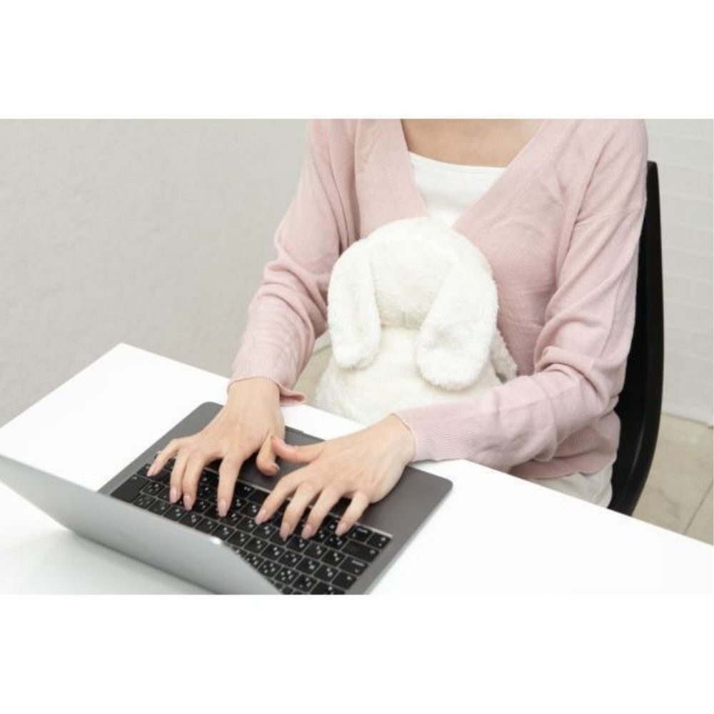 Heat Retaining Hot Water Bottle POKAUSA White