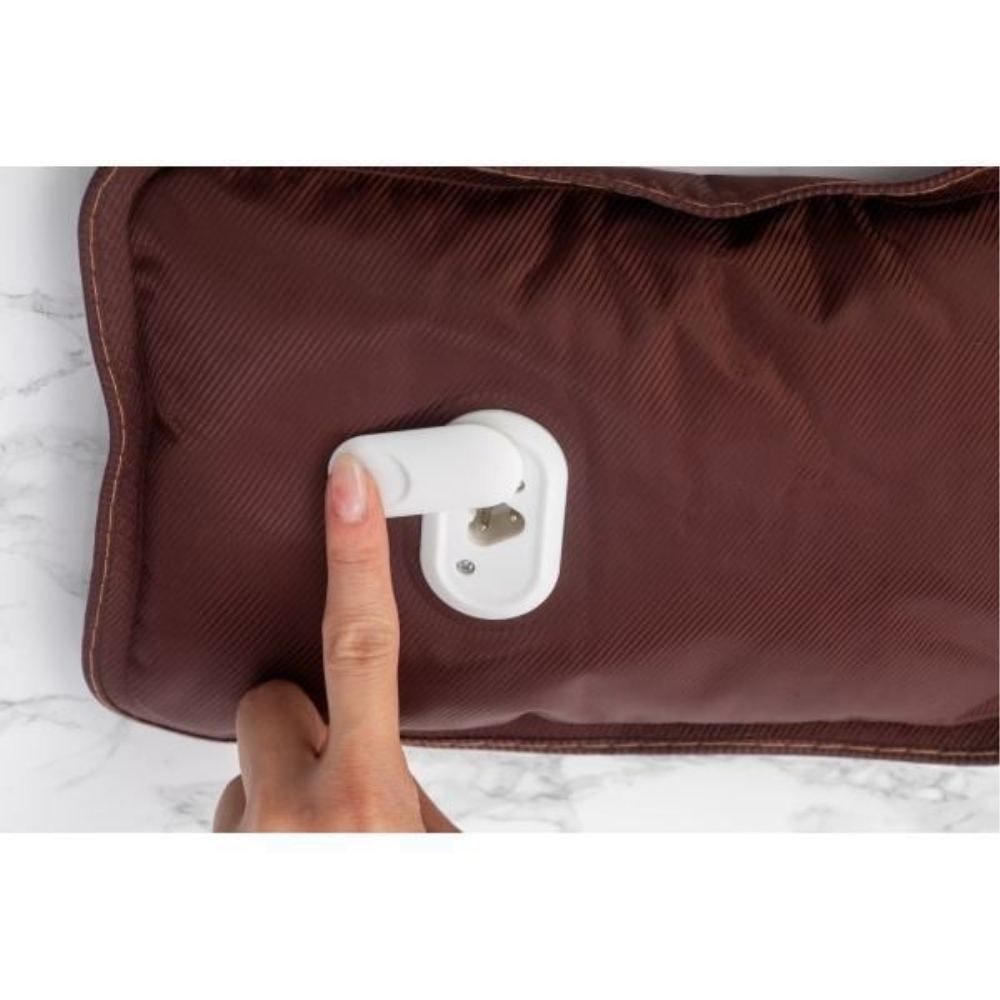 Heat Retaining Hot Water Bottle POKAUSA White