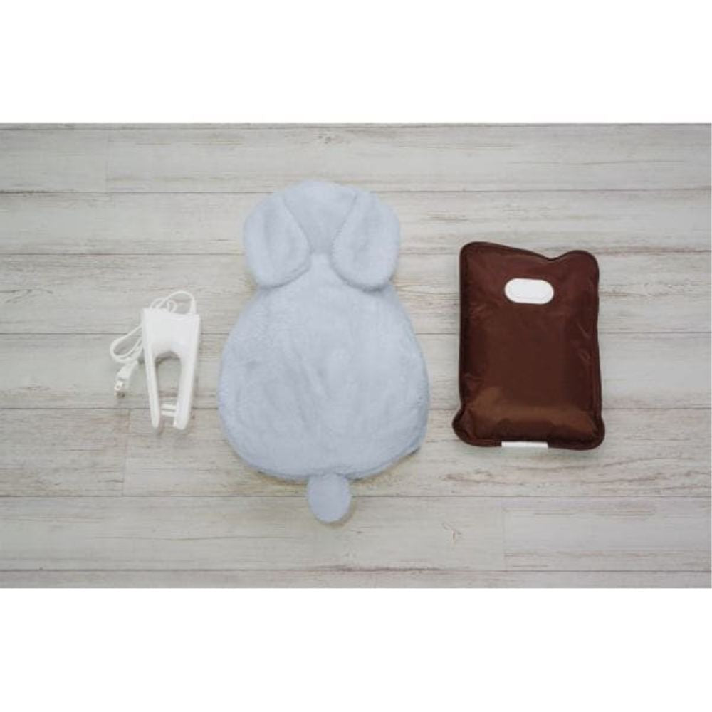 Heat Retaining Hot Water Bottle POKAUSA Gray