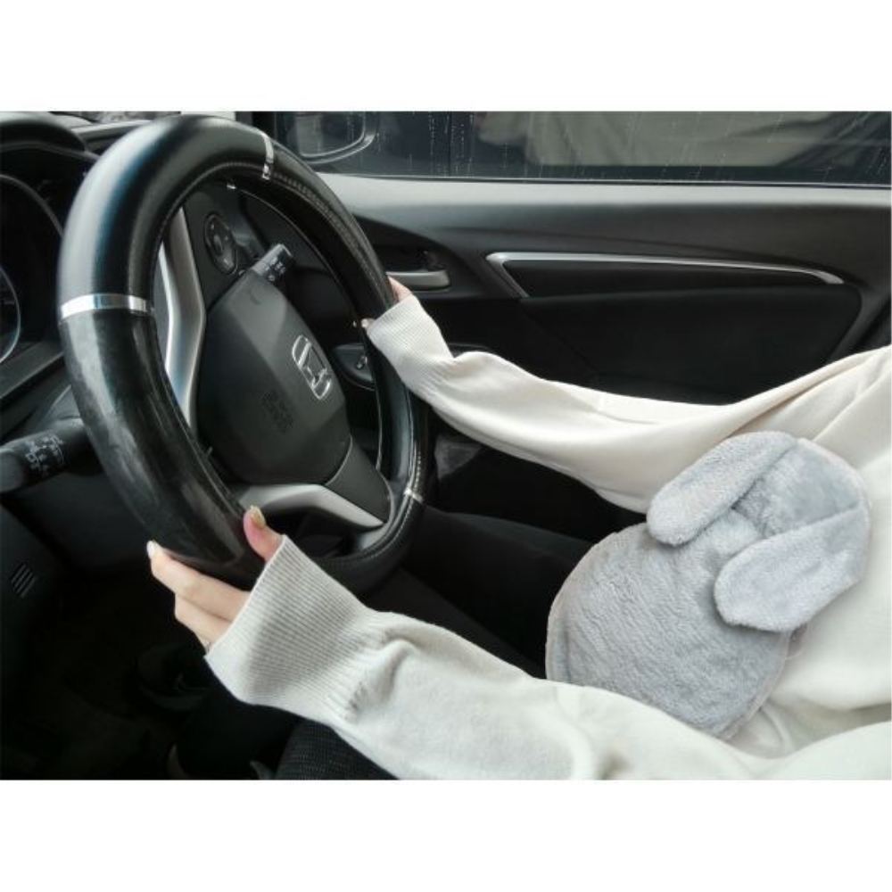 Heat Retaining Hot Water Bottle POKAUSA Gray