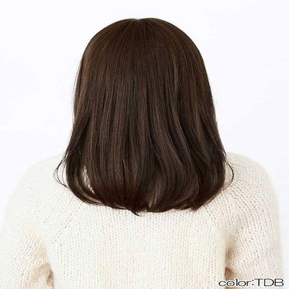 Priscilla Hat Wig Long Heat Resistant Chocolate Black