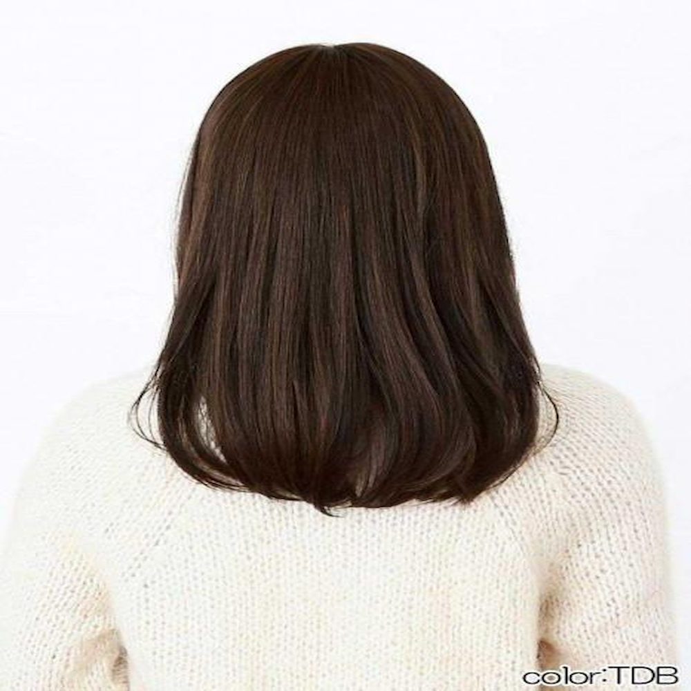Priscilla Hat Wig Long Heat Resistant Dark Brown