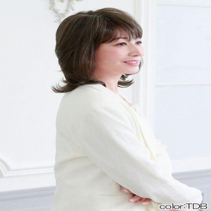 Priscilla All Wig Mrs. Soft Curl Midi Heat Resistant Dark Brown