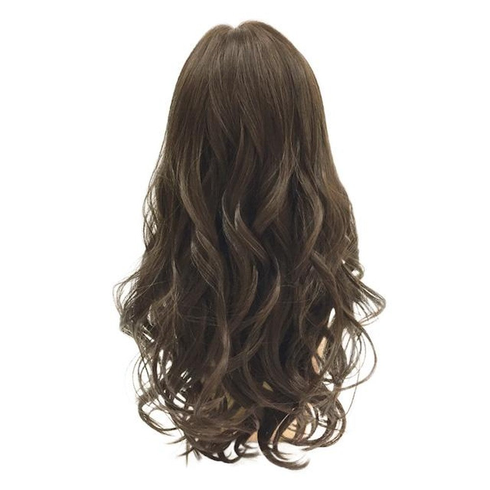 Priscilla All Wig Maple Curl Long Heat Resistant Dark Brown
