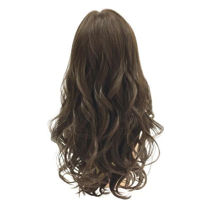Priscilla All Wig Maple Curl Long Heat Resistant Dark Brown