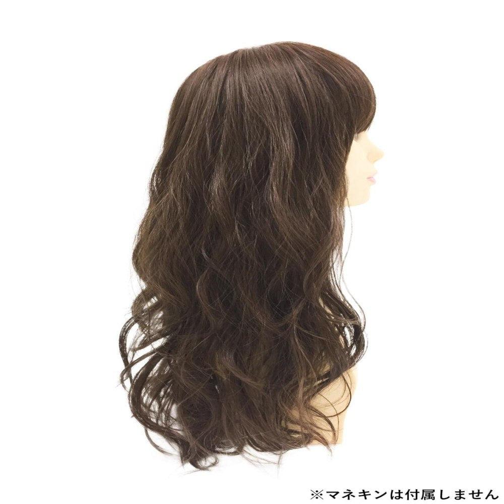 Priscilla All Wig Fluffy Wave Long Heat Resistant Maroon Brown
