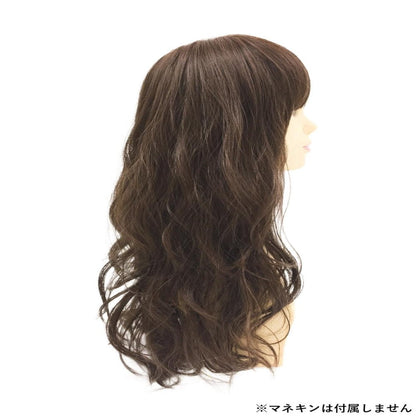 Priscilla All Wig Fluffy Wave Long Heat Resistant Maroon Brown