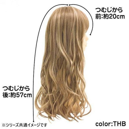 Priscilla All Wig Sheer Wave Long Heat Resistant Chocolate Black