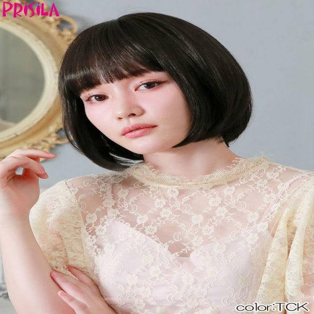 Moah Silky Bob A-703 Heat Resistant Chocolate Black